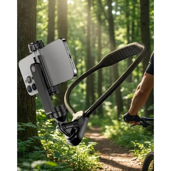 VipMarketim Telefon Boyun Tutucu Birinci Kişi Çekim için Esnek ve Dayanıklı Tasarım