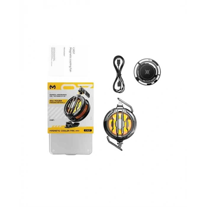 VipMarketim Telefon Soğutucu | LED Işık Efektli | Power Aparatlı | Sessiz ve Taşınabilir Model