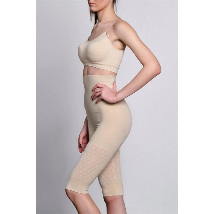 VipMarketim Ten Mi Emay Yüksek Bel Double Uzun Paçalı Korse (Kod:2015)