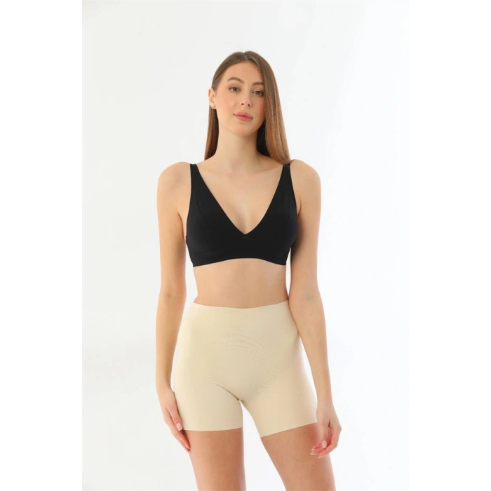 Vipmarketim Kahverengi Mi Lazer Kesim İz Yapmaz Hayalet Boxer (kod:2703)