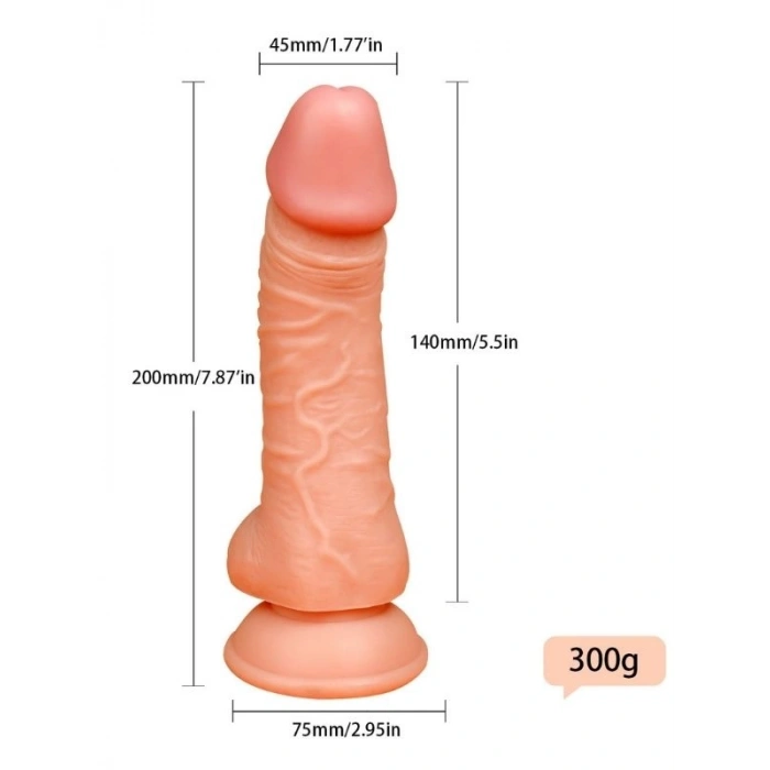 VipMarketim Ten Rengi 20 cm Dildo Model No:1065