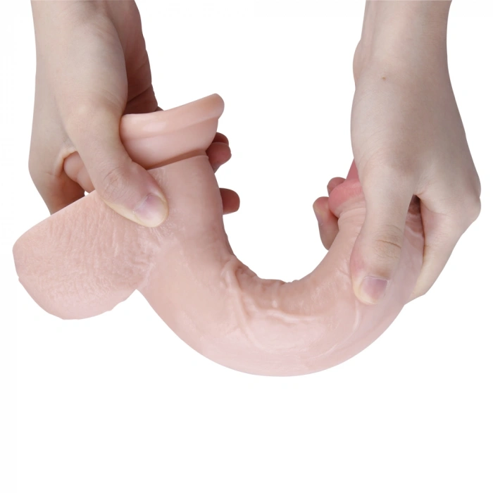 VipMarketim Ten Rengi 23CM Gerçekçi Dildo Yapay Penis