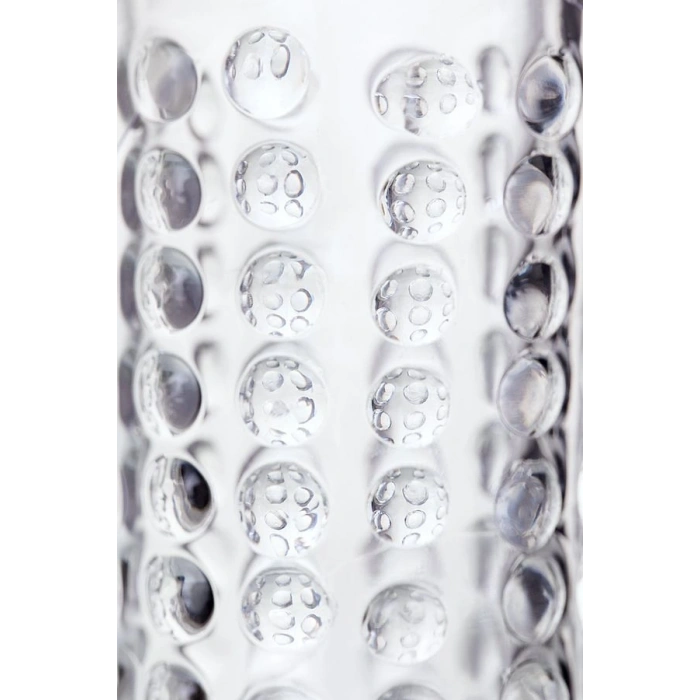 VipMarketim Tırtıklı Noktalı Şeffaf 14.7cm Penis Kılıfı