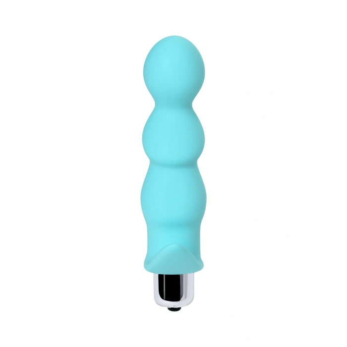VipMarketim Todo Bland Anal Vibratör, Silikon, Mavi, 12 Cm, Ø 2,8 Cm