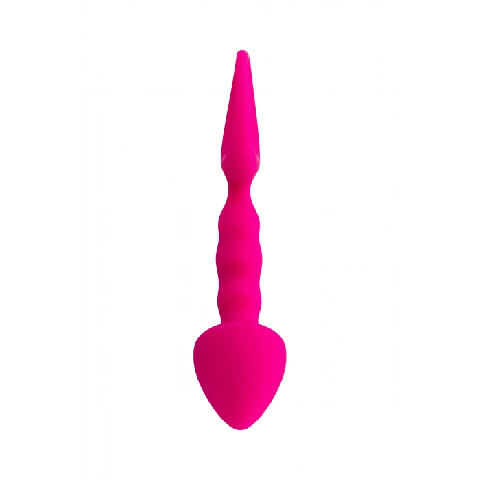 VipMarketim Todo Bong Anal Plug, Silikon, Pembe, 12,5 Cm, Ø 2,5 Cm