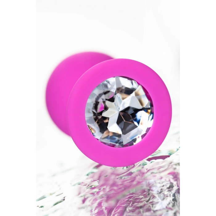 VipMarketim ToDo Brilliant Anal Plug, silikon, pembe, 8 cm, Ø 3 cm, 50 g