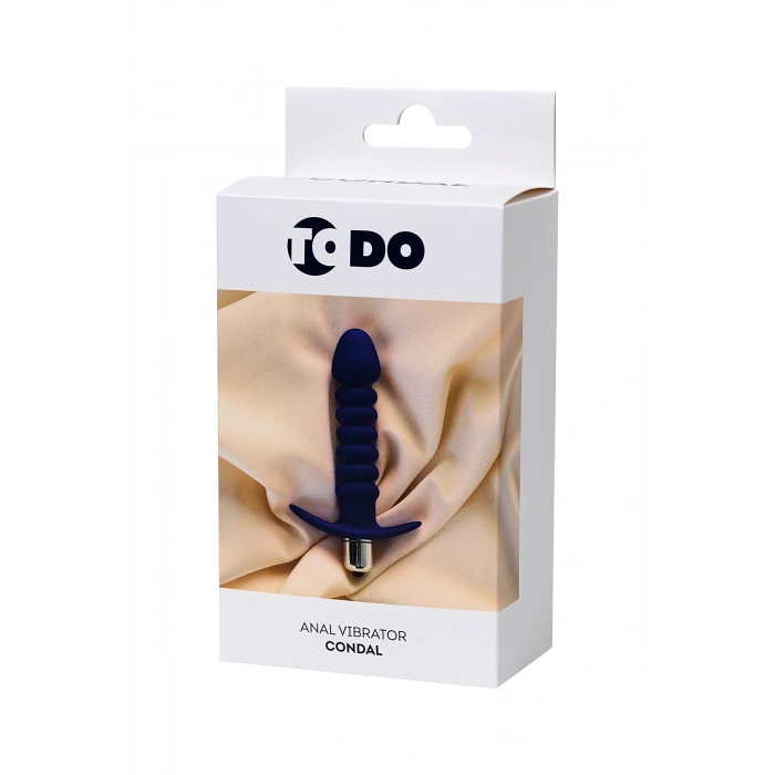 VipMarketim Todo Condal Anal Vibratör, Suya Dayanıklı, Silikon, Mor, 14 Cm, Ø 2,9 Cm