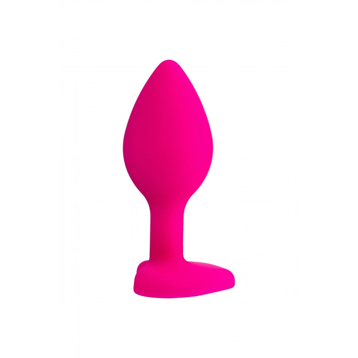 VipMarketim Todo Diamond Heart Anal Plug, Silikon, Pembe, 7 Cm, Ø 2 Cm, 18 G