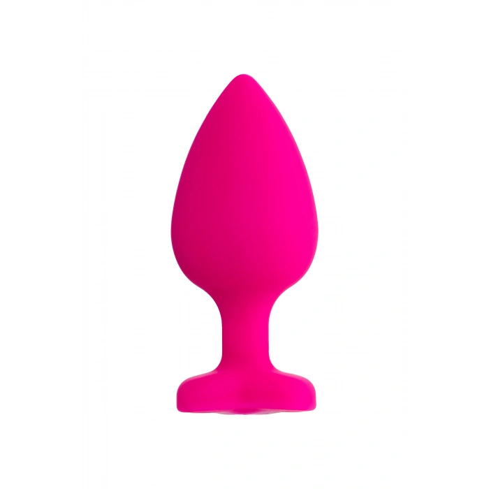 VipMarketim Todo Diamond Heart Anal Plug, Silikon, Pembe, 9,5 Cm, Ø 4 Cm