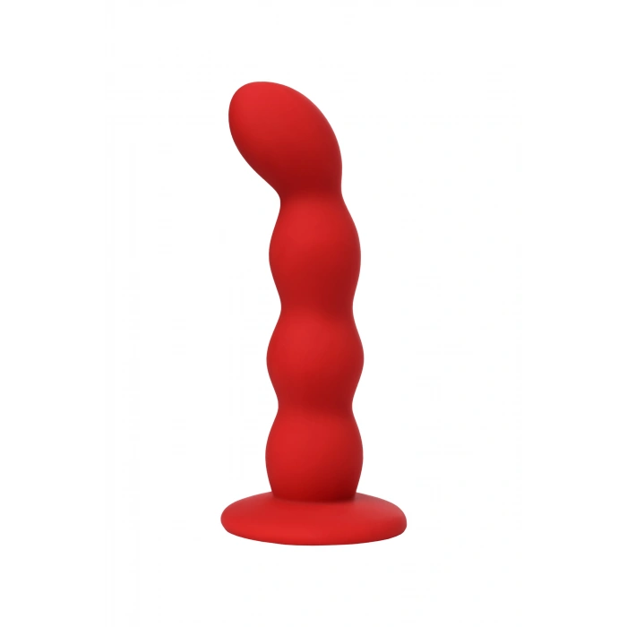 VipMarketim Todo Favorite Anal Plug, Silikon, Kırmızı, 13 Cm, Ø 2,8 Cm