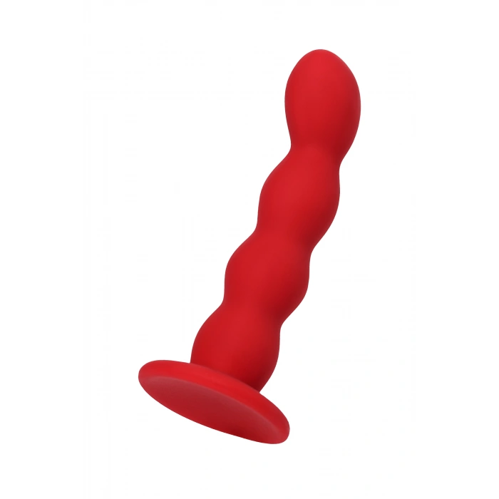 VipMarketim Todo Favorite Anal Plug, Silikon, Kırmızı, 13 Cm, Ø 2,8 Cm