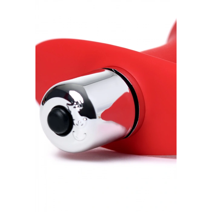 VipMarketim Todo Glam Anal Vibratörü, Silikon, Kırmızı, 9,7 Cm, Ø 4 Cm