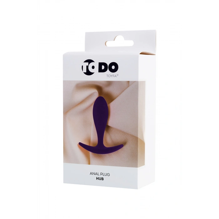 VipMarketim Todo Hub Anal Plug, Silikon, Mor, 7,2 Cm, Ø 2 Cm