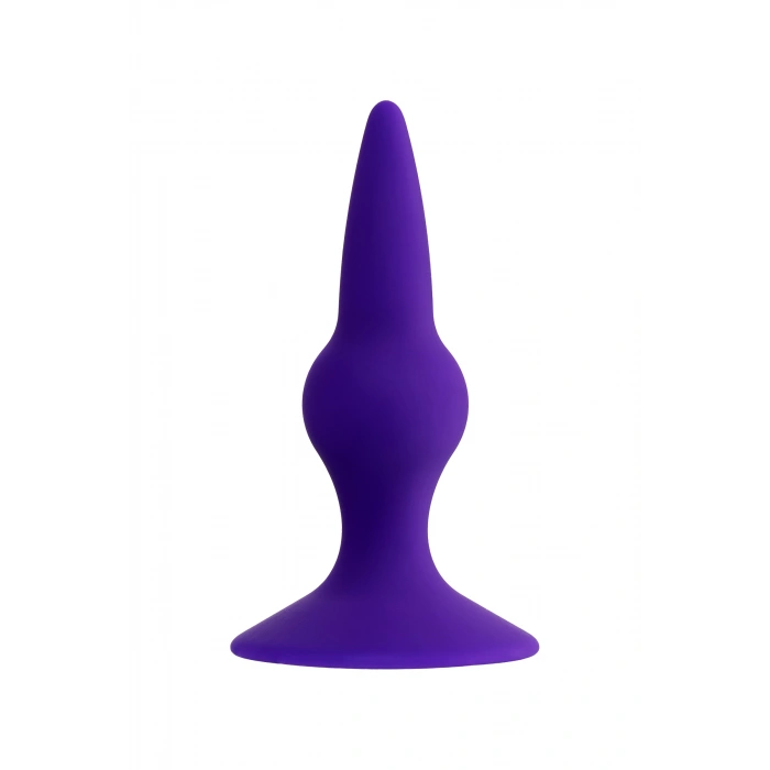 VipMarketim ToDo Klapsy Anal Plug, Silikon, Mor, 10,5 cm, Ø 3 cm