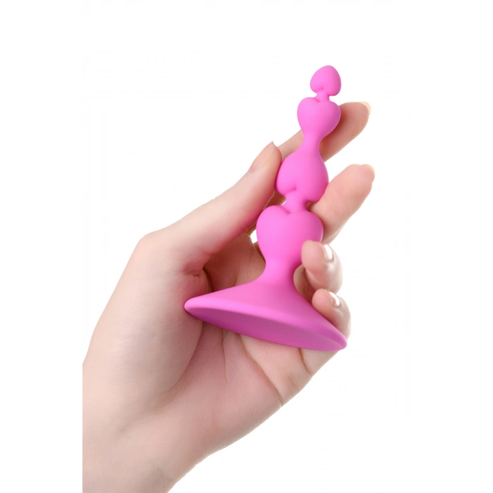 VipMarketim Todo Loverty Anal Kılıf, Silikon, Pembe, 8 Cm, Ø 2,3 Cm