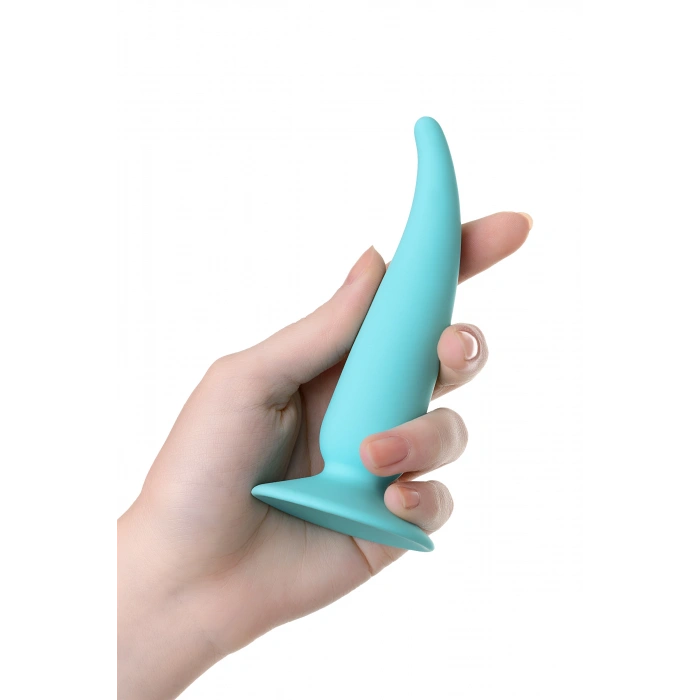 VipMarketim ToDo Sarru anal kılıfı, silikon, mavi, 12,5 cm, Ø 2,7 cm