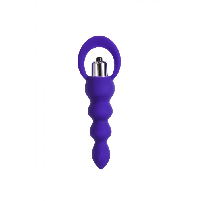 VipMarketim ToDo Twisty Anal Plug, silikon, mor, 14 cm, Ø 3,2 cm