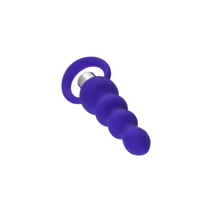 VipMarketim ToDo Twisty Anal Plug, silikon, mor, 14 cm, Ø 3,2 cm