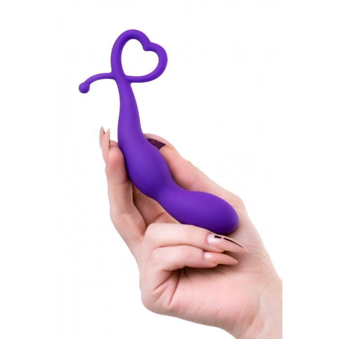 VipMarketim Todo Wlap Anal Plug, Silikon, Mor, 16 Cm, Ø 2,5 Cm