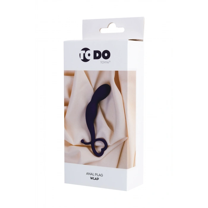 VipMarketim Todo Wlap Anal Plug, Silikon, Mor, 16 Cm, Ø 2,5 Cm