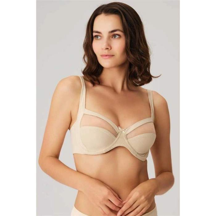 VipMarketim Toparlayıcı Balenli Desteksiz Dolgusuz Küçültücü Sütyen