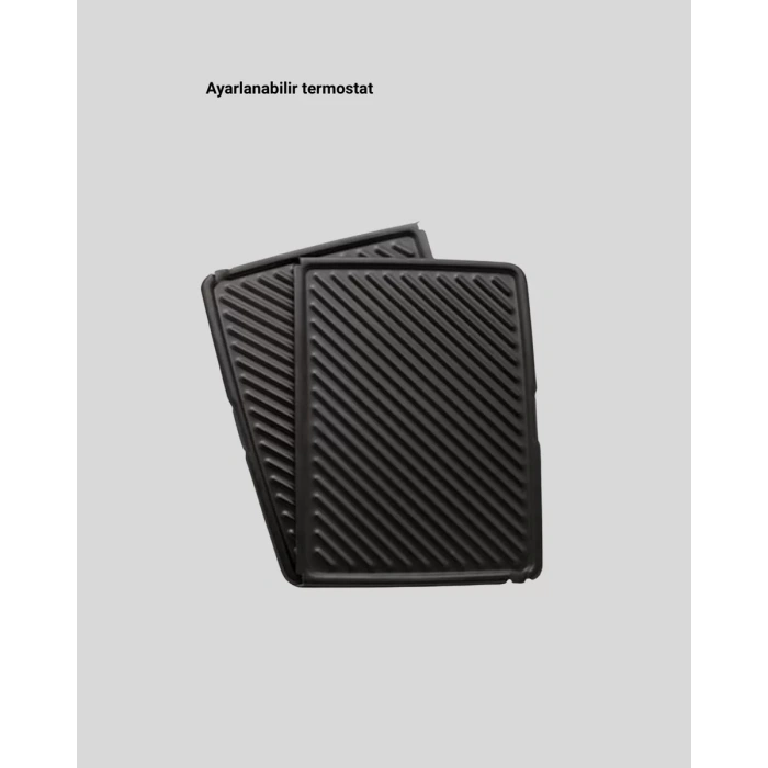 VipMarketim Tost Makinesi Geniş Kapasiteli Çıkarılabilir Plaka Üç Kademeli Isı Ayarlı