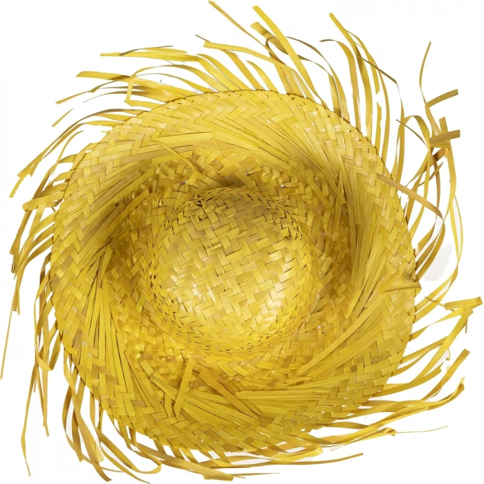 VipMarketim Tropikal Parti Sarı Hasır Hawaii Şapkası