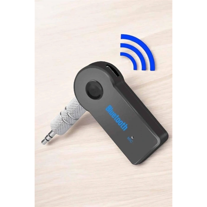 VipMarketim Tüm Araçlara Uyumlu Aux Car Bluetooth Kablosuz Araç Bağlantı Kiti