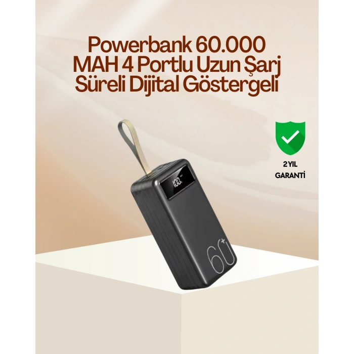 VipMarketim Tüm Cihazlara Uyumlu Çoklu Çıkışlı Powerbank