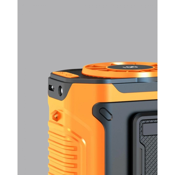 VipMarketim Turbo Mini Taşınabilir Fan – 100 Kademeli Dijital Hız Kontrolü ve Type-C Şarj