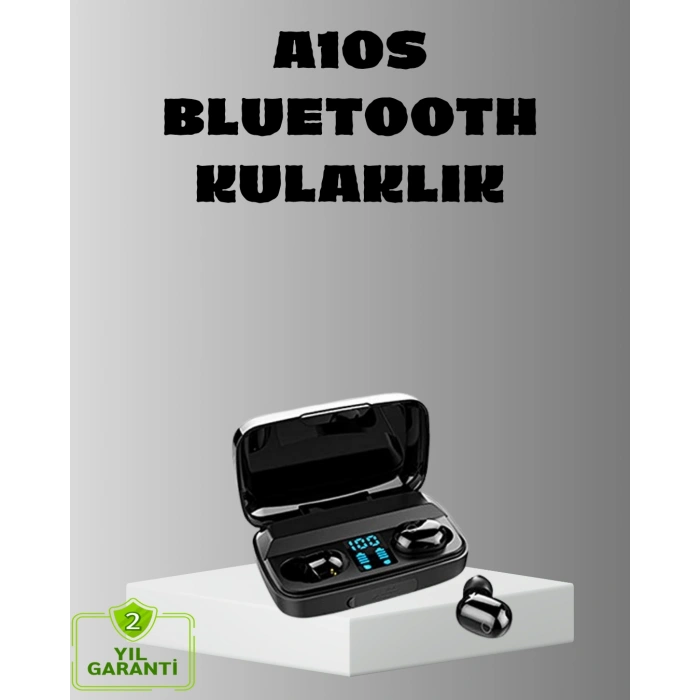 VipMarketim TWS A10s Bluetooth 5.0 Kulaklık – Yüksek Ses Kalitesi Ergonomik Uzun Pil Ömürlü