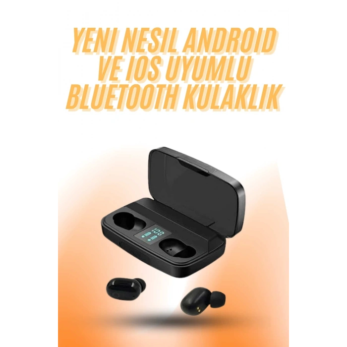 VipMarketim TWS Bluetooth Kulaklık 5.0 Bluetooth Bağlantılı Dokunmatik Kontrol Özelliği