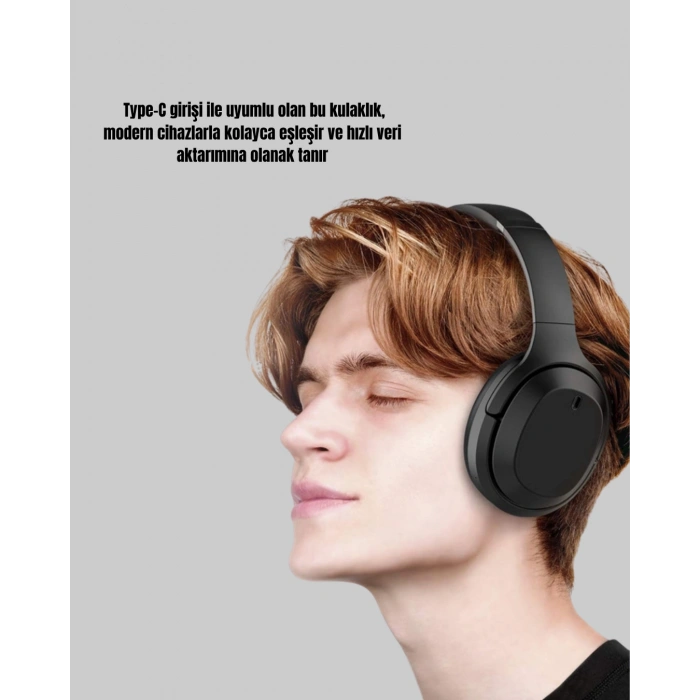 VipMarketim Type-C Girişli Kablolu Kulaklık – Hızlı Veri Aktarımı Yüksek Ses Kalitesi Çift Yönlü Bağlantı