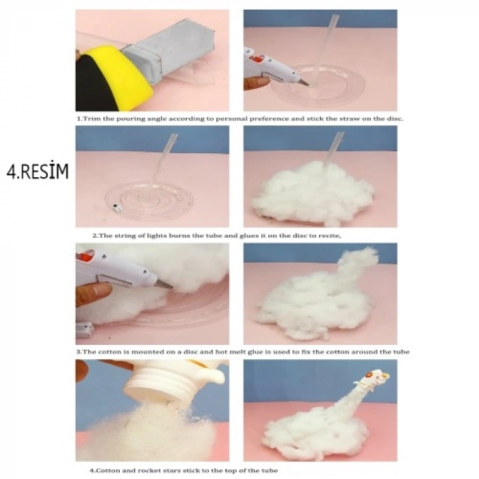 VipMarketim Uçan Astronot Tasarımlı Gece Lambası