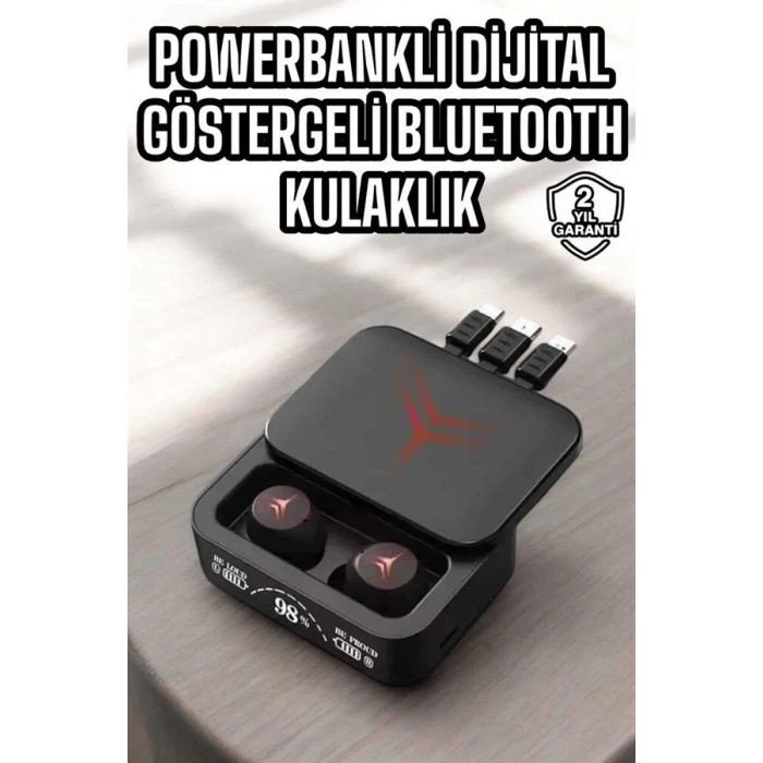 VipMarketim Ucuz ve Kaliteli Bluetooth Kulaklık TWS Çoklu Şarj Girişi Yüksek Ses Kaliteli