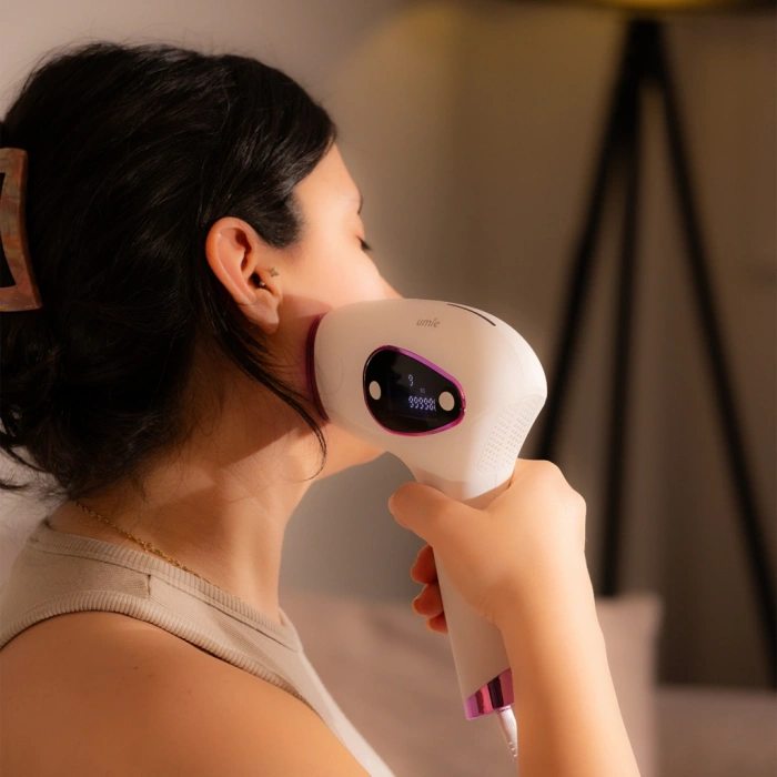 VipMarketim UMIE IPL98 Beyaz 1Milyon Atım Buzlu Quartz Tüp 3 Başlık 9 Hız Kademeli IL Lazer Epilasyon Cihazı.(1923)