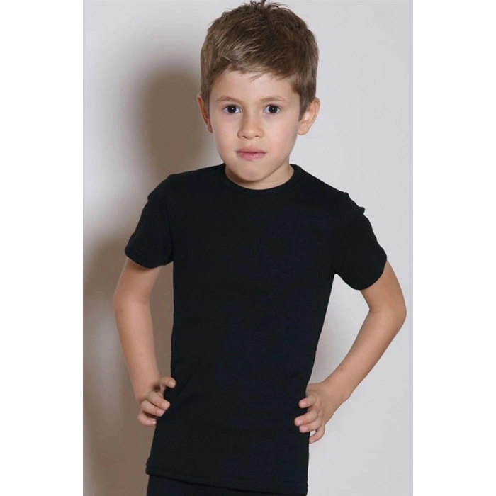 VipMarketim Uniseks Erkek/kız Çocuk Termal Kısa Kol İçlik (2539)