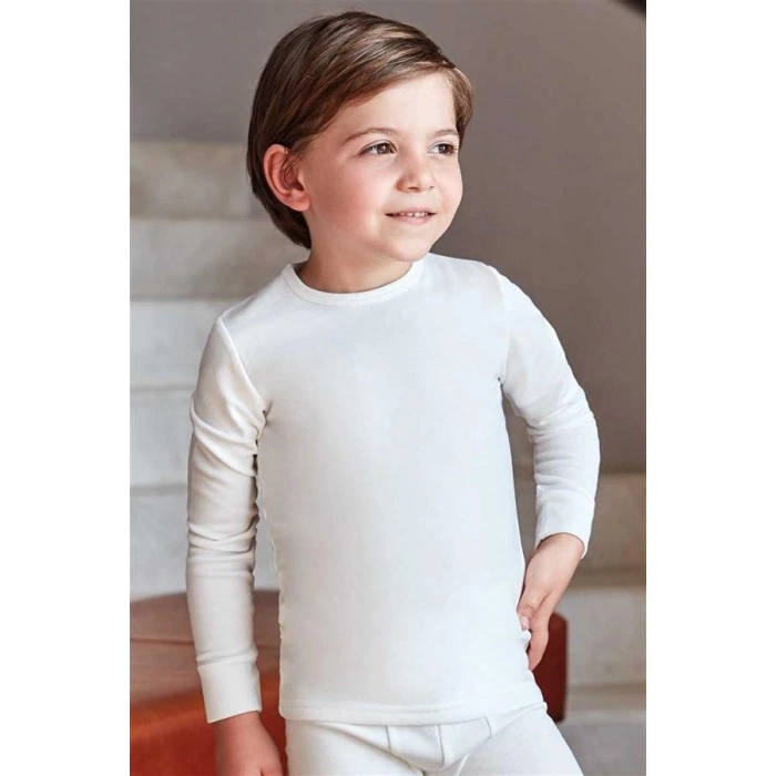 VipMarketim Uniseks Erkek/Kız Çocuk Termal Uzun Kol İçlik ( ) (Kod:2536)