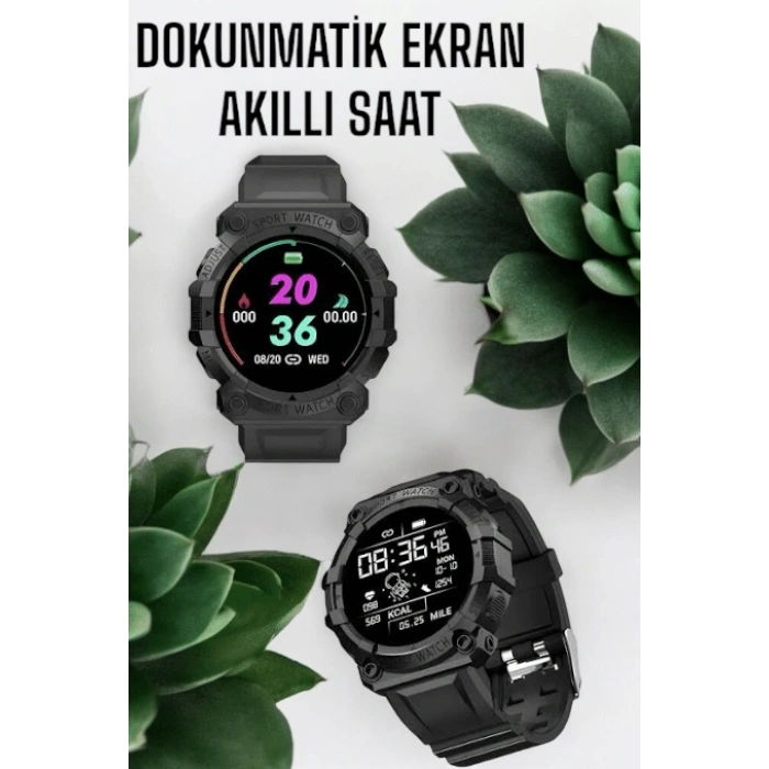 VipMarketim Unisex Tasarımıyla Klasik ve Spor Kombinlere Uygun Akıllı Saat