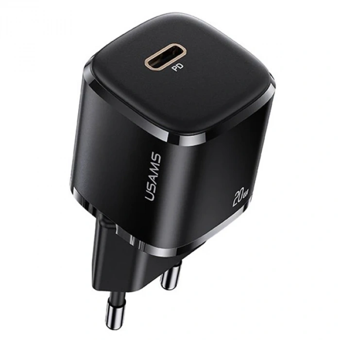 VipMarketim USAMS T36 20W Mini PD Hızlı Şarj Aleti 20W USB-C Güç Adaptörü-(5775)