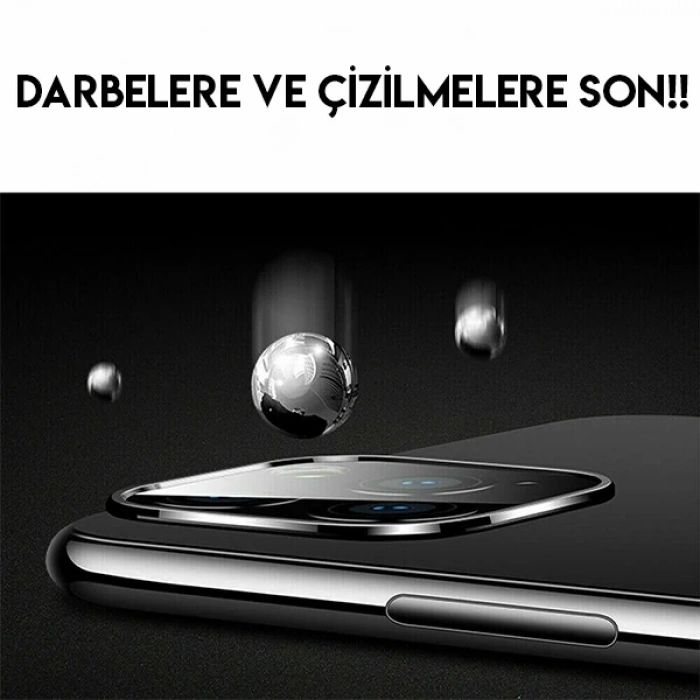 VipMarketim Usams US-BH575 iPhone 11 Pro Tempered Cam Kamera Koruyucu-(5775)
