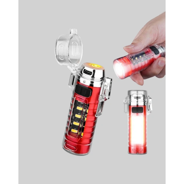 VipMarketim USB Şarjlı Suya Dayanıklı Elektrikli Çakmak