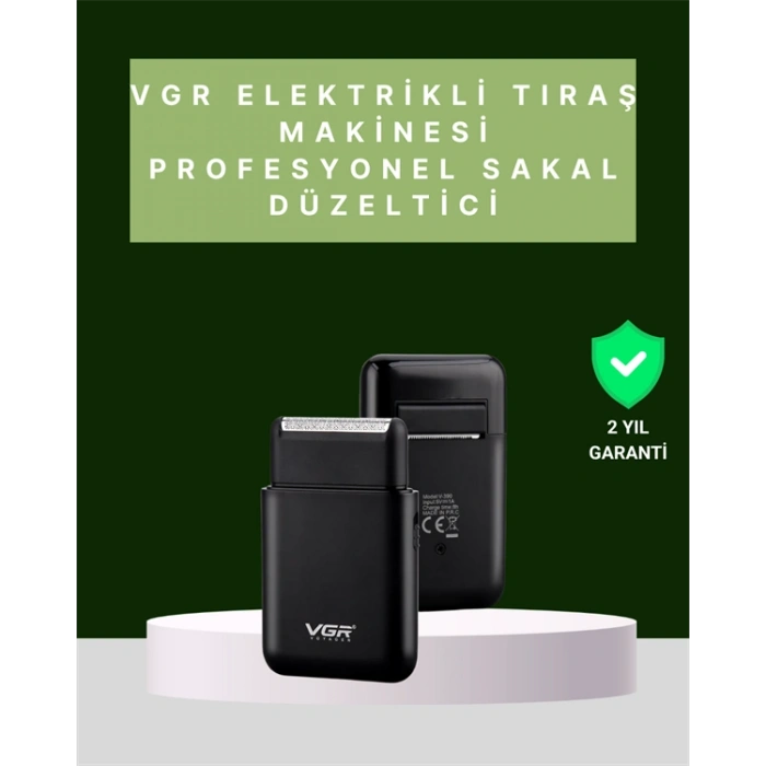VipMarketim USB Şarjlı Traş Makinesi – Piston + Ağ Başlık 600 mAh Batarya