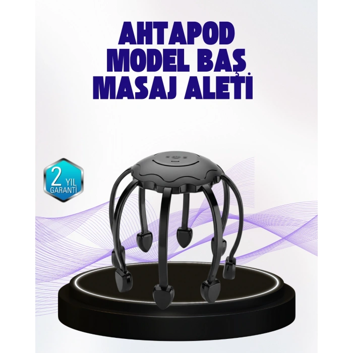 VipMarketim Uyku Destekleyici Saç Derisi Masaj Aleti Sessiz ve USB Şarjlı