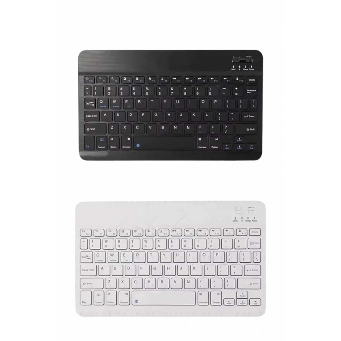 VipMarketim Uyumlu Kablosuz Bluetooth Şarj Edilebilir Mini Q Klavye