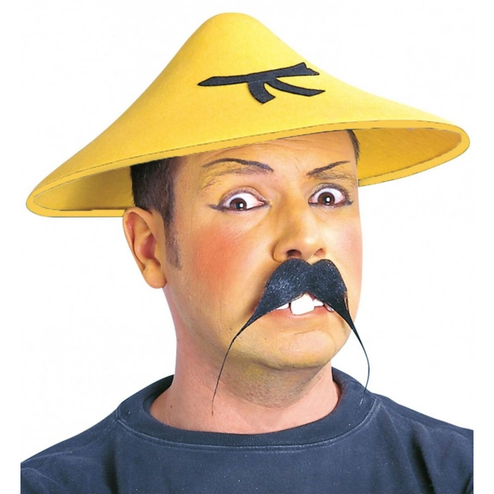 VipMarketim Uzak Doğu Asyalı Şapkası Sarı Renk