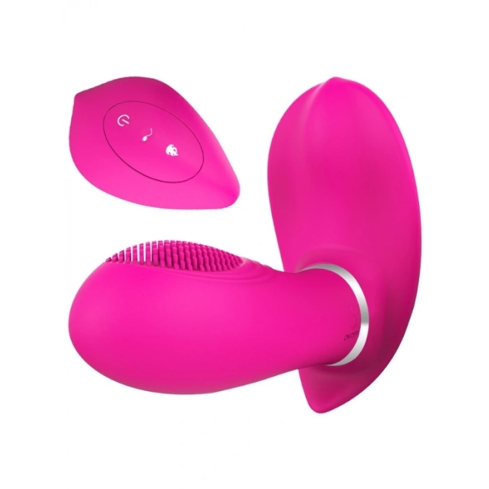 VipMarketim Uzaktan Kumandalı Külot İçi USB Şarjlı Ultra Lux Teknolojik Vibratör – Sessiz, Su Geçirmez, Giyilebilir Tasarım Pembe