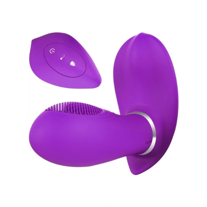 VipMarketim Uzaktan Kumandalı Külot İçi USB Şarjlı Ultra Lux Teknolojik Vibratör – Sessiz, Su Geçirmez, Giyilebilir Tasarım Mor