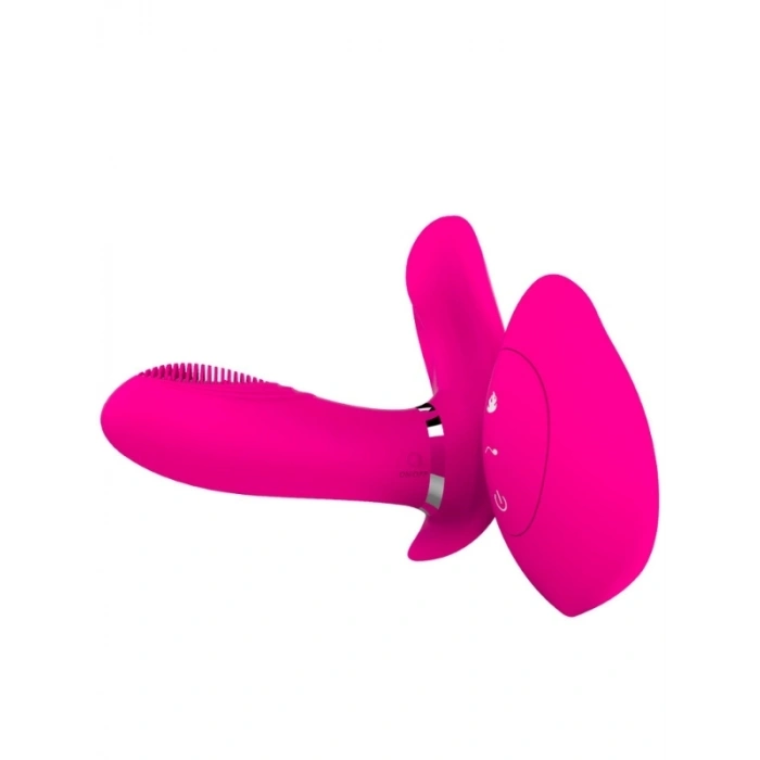 VipMarketim Uzaktan Kumandalı Külot İçi USB Şarjlı Ultra Lux Teknolojik Vibratör – Sessiz, Su Geçirmez, Giyilebilir Tasarım Pembe