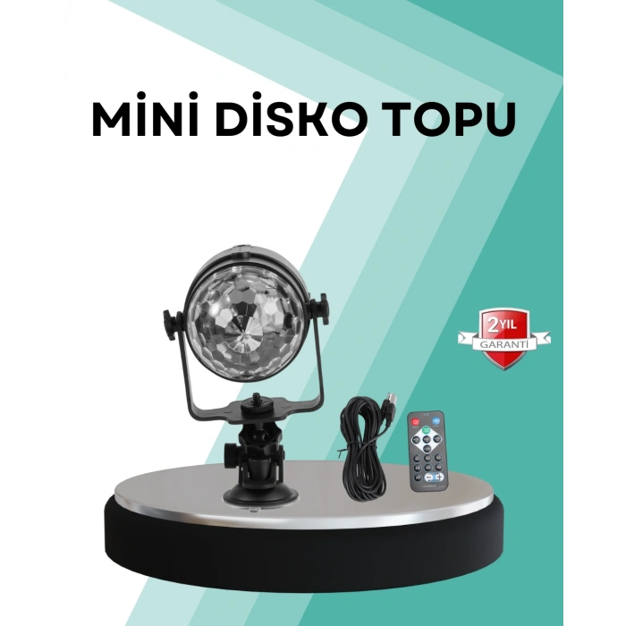 VipMarketim Uzaktan Kumandalı RGB Disko Projektör Işığı